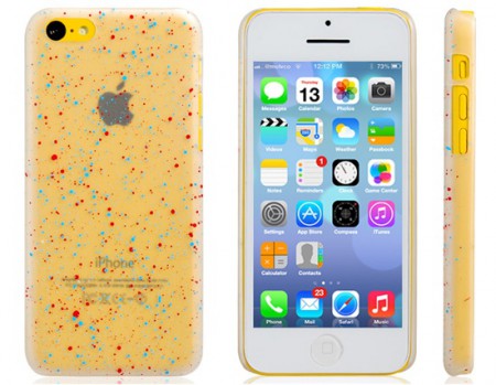 Glow-in-the-dark caja de plástico mate para iPhone 5C SKU:IP4054X