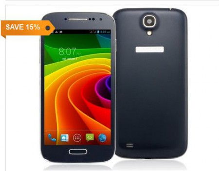 S4/GT-9500 5.0 "Android 4.1.2 SC6820 phablet Smartphone teléfono Android con Wi-Fi, Bluetooth, táctil capacitiva, cámaras duales (azul)  SKU: MH0611L